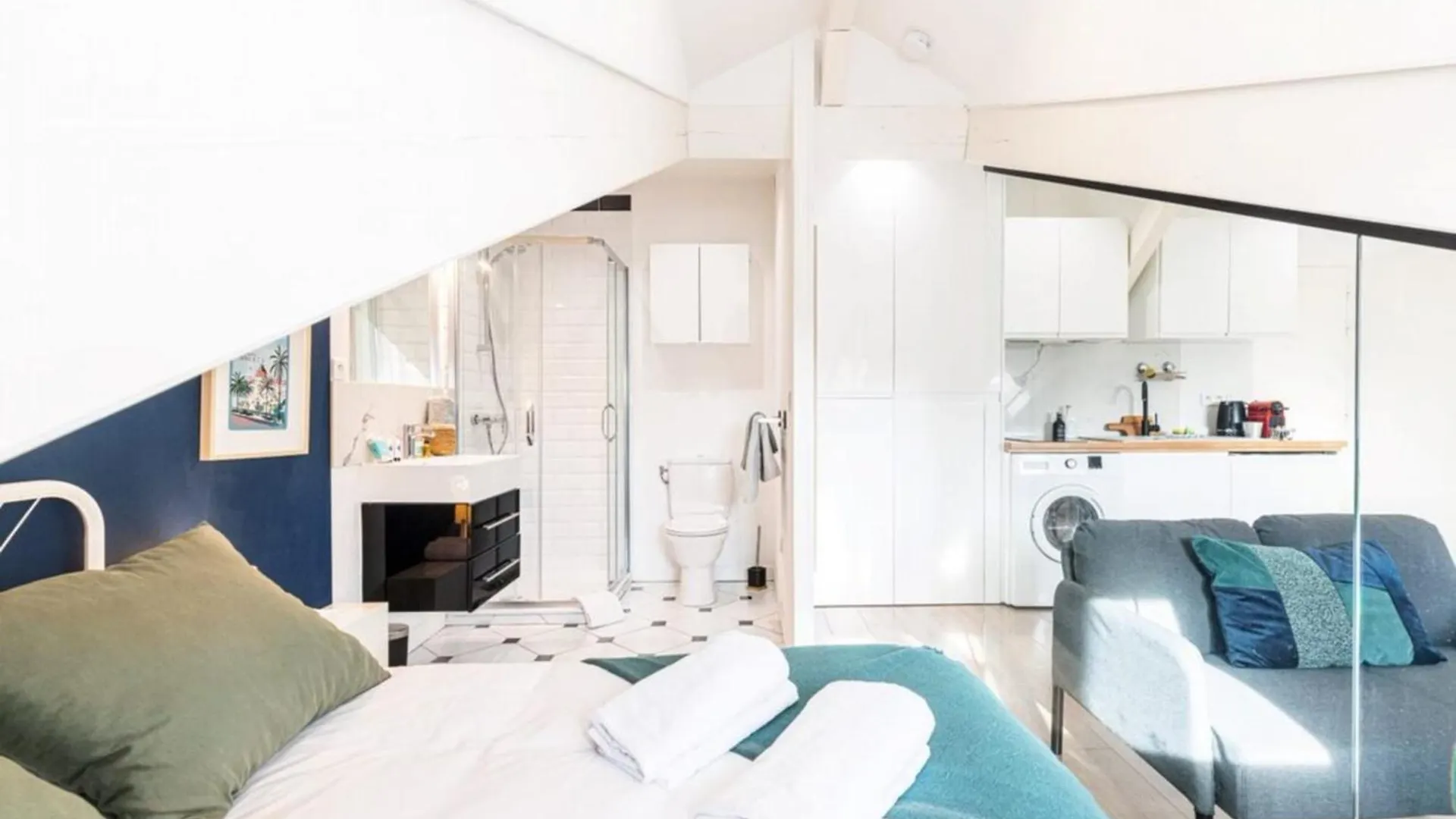 Deroulede - Superb Studio Suite W Ac Downtown Nice France
